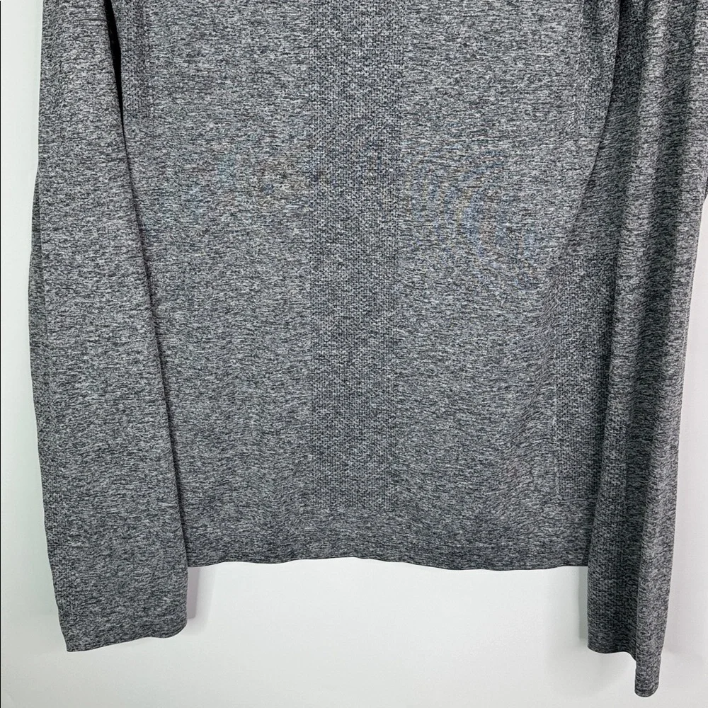 Nike Dri Fit Running Gray Long Sleeve Shirt Men's Small